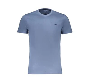 HARMONT & BLAINE Polo T-shirt Blu Light Logo Uomo Tg L - Foto 1 di 2