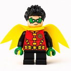 New Lego Robin - Green Mask, Short Legs, Yellow Cape Minifig - Dc (sh588)