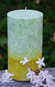 200hr CITRONELLA & NIGHT TIME JASMINE Triple Scented NATURAL Candle ODOUR EATER - Picture 1 of 12