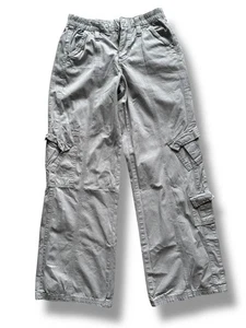 Ladies Y2K Grey Cargo Trousers – Urban Outfitters – Size XS – Baggy Leg – Ex con - Picture 1 of 10