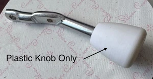 Perilla de freno Silver Cross Balmoral blanca para Malborough y Silver Stream - Imagen 1 de 3