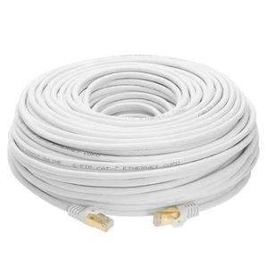 100FT S/FTP Cat7 Copper Network Ethernet Patch Cable, Internet Wire, Compatib... - Picture 1 of 5