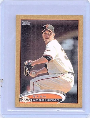 2012 Topps #414 Ryan Vogelsong Mini Gold # 20/61 - Image 1 of 2