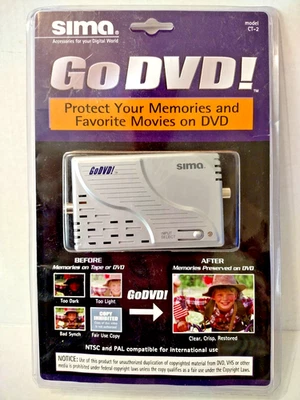 Sima Go DVD CT-2 Digital Video Enhancer and Duplicator New - Image 1 of 4