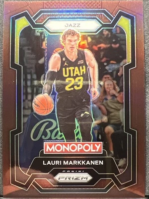 2023-24 Panini Prizm Monopoly Lauri Markkanen Brown Prizm /249 #85 Utah Jazz - Image 1 of 2