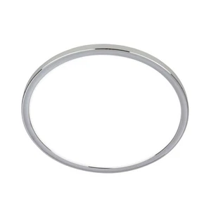 Bad Deckenleuchte LED Deckenlampe IP54 Badlampe Rund Flach Panel Ø42cm Chrom - Bild 1 von 11