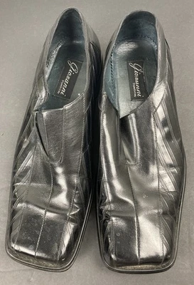 Giovanni Men's Vintage Genuine Black Leather Shoes Size 13  US - Image 1 of 4