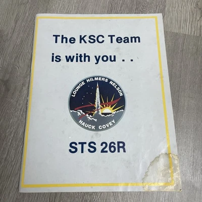 NASA - KSC Team STS 26R Employee Autograph Signature Booklet 107 Pages MH JD - Image 1 of 4