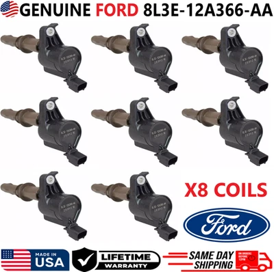 GENUINE FORD Ignition Coils For 2008-2014 Ford 4.6L V8 5.4L V8, 8L3E-12A366-AA - Image 1 of 4