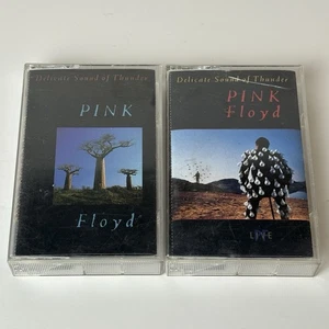 Pink Floyd Audio Cassette Tape X 2 Delicate Sound of Thunder Live 1988 Sides 1-4 - Picture 1 of 3
