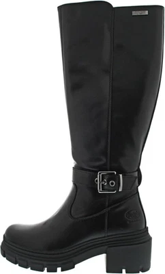 Dockers by Gerli Damen Langschaftstiefel schwarz