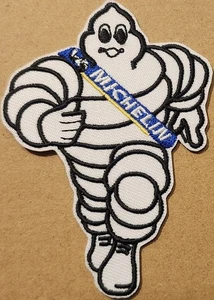 Bibendum by Michelin ricamato ferro su toppa pneumatici pneumatici automotive - Foto 1 di 1