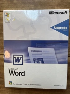 NEW! MICROSOFT OFFICE XP WORD PROCESSOR VERSION 2002 Vtg - Afbeelding 1 van 6