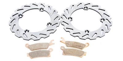 2015 Can-Am Outlander L Max 500 Front RipTide Brake Rotor Discs & Brake Pads - Image 1 of 4