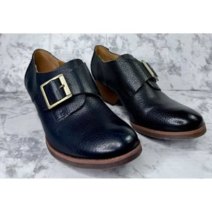 Kork-Ease Little Leather Monk Strap Booties Size 9.5M Women's Academia Witchcore - Picture 1 of 10