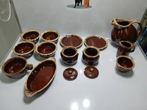 Hull Pottery Baked 18 Piece Set - Picture 1 of 10