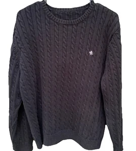 Maglione uomo Lauren Ralph Lauren nero maglia cavo taglia XL girocollo manica lunga - Foto 1 di 18
