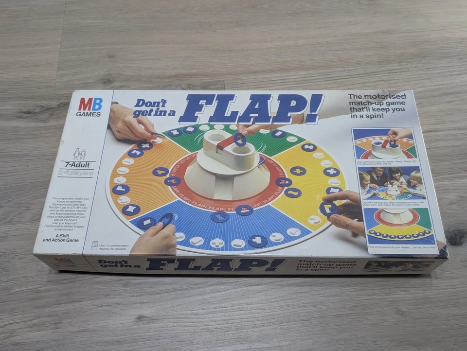 Dont Get in a Flap 1981 Vintage Motorised Board Game MB Games. Vintage - Image 1 of 4