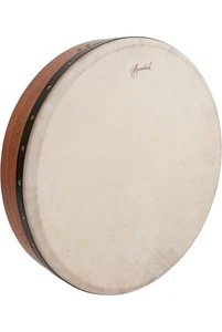 18" IRISH BODHRAN DRUM TUNABLE RED CEDAR FRAME w/ TIPPER PRO QUALITY - Picture 1 of 4