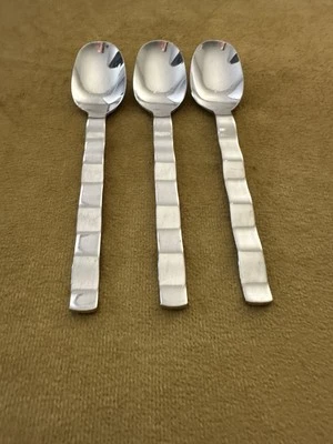 (3) Cucharaditas Farberware ROLLERCOASTER Acero Inoxidable 18/8 Brillante Corea Cubiertos Foto 1 de 4