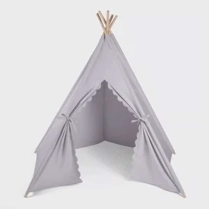 Little Green Sheep Teepee Play Tent – Grey - Picture 1 of 2
