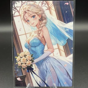 Elsa Anime Waifu Card Doujin ACG Goddess Holo - Picture 1 of 4