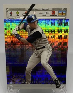 1999 Skybox Thunder Alex Rodriguez www.batterz.com #7 Refractor Seattle Mariners - Picture 1 of 2