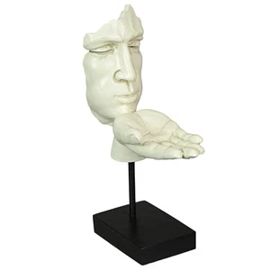 Vitruvian Collection `Blowing A Kiss` Sculpture Tealight Candle Holder Statue - Picture 1 of 7