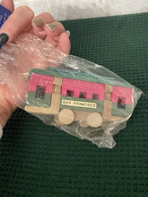 Rompecabezas de tren de recuerdo educativo de colección rompecabezas de madera en embalaje original Foto 1 de 4