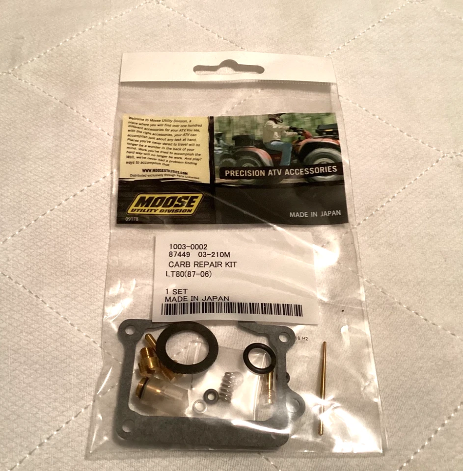 Moose Carburetor Carb Repair Kit for Suzuki LT80 Quad  1987-2006 - Image 1 of 1