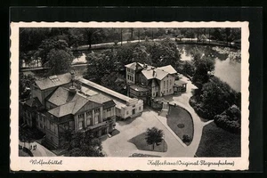Wolfenbüttel, Ansichtskarte, Gaststätte Kaffeehaus vom Flugzeug aus  - Picture 1 of 2