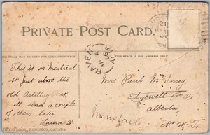 Postcard Split Ring Cancels Raven, Penhold, Edwell Alberta Innisfail CDS *as is* - Picture 1 of 2