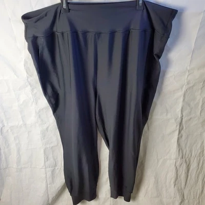 Old Navy Active Leggings Womens 4X Black High Rise Powersoft Go Dry - Image 1 of 4