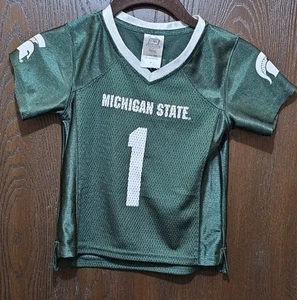 Grün Michigan State Spartans #1 Fußball Trikot 3T 3 Kleinkind  - Bild 1 von 2