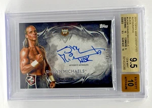 2015 Topps WWE Undisputed Shawn Michaels Autograph Black /50 - BGS 9.5, Auto 10 - Picture 1 of 1