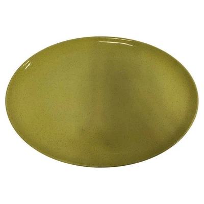 Plato ovalado moteado amarillo Taylor Smith Taylor Pebbleford Sunburst a prueba de horno Foto 1 de 4