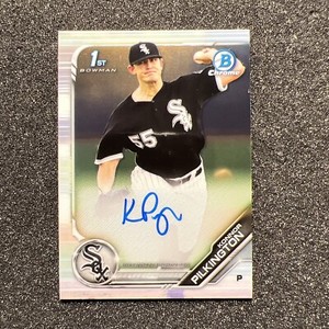 2019 Bowman Chrome KONNOR PILKINGTON #CPA-KP Rookie AUTO - CHICAGO WHITE SOX