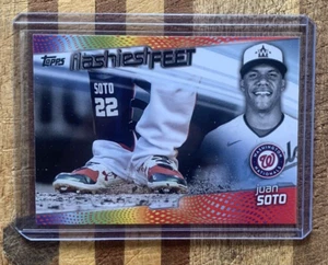 2022 Topps Flashiest Feet JUAN SOTO #FF-9 - Nationals Padres - Picture 1 of 2