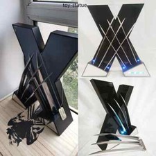 X-men Wolverine Weapon 1/1 Steel claw cosplay LED base 440C metal property-NEW