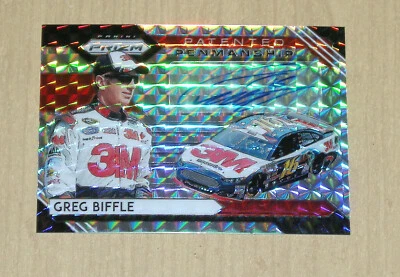 2020 Panini Prizm Racing Greg Biffle autograph auto Penmanship prizm 17/60 - Image 1 of 2