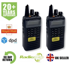 VERTEX EVX-539 UHF 4 WATT DMR DIGITAL TWO WAY RADIOS X 2 *FREE EARPIECES* - Picture 1 of 8