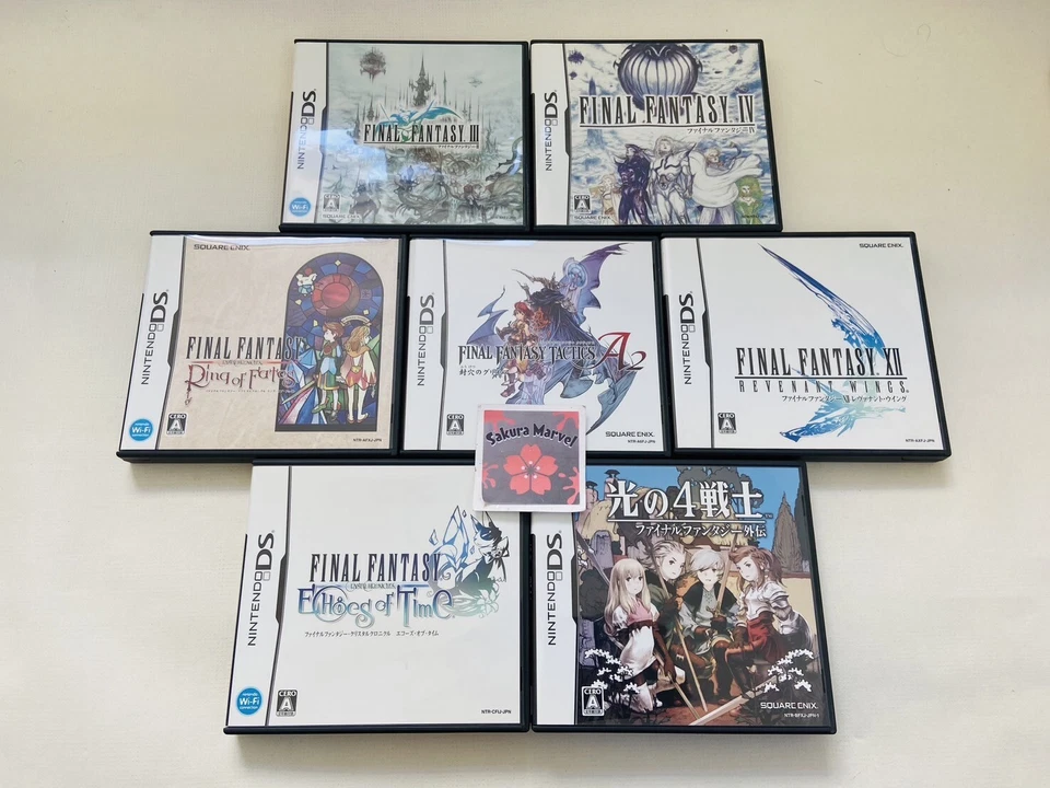 Nintendo DS Final Fantasy III IV XII Crystal Chronicles Tactics A2 Tested Japan - Image 1 of 1