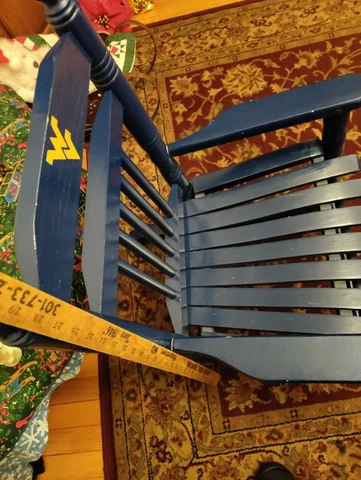 Child's Rocking Chair, WVU Cover