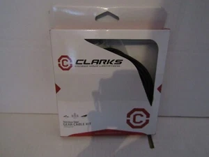 CLARKS Stainless Steel Universal Bike/Cycle GEAR Cable Kit BLACK F&R 8009 - Picture 1 of 4