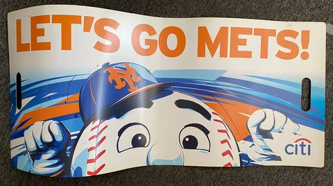 Mr. Met New York Mets Rally Poster Cover