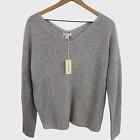 Sundance Grey Artesia V Neck Dolman Sleeve Cashmere Sweater Nwt Size Medium