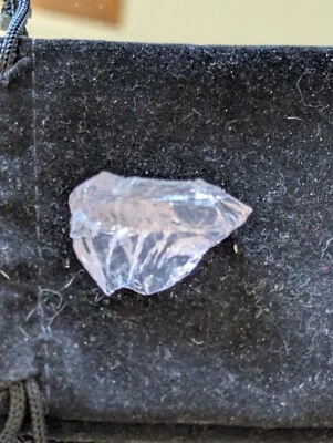 USA seller 39.00 Rose Quartz IF flawless facet rough gemstone - Image 1 of 3