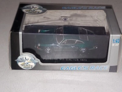Eagle's Race масштаб 1:43 зеленый металлик 1973 Porsche 911 Carrera RS 2,7L-LS - Изображение 1 из 4