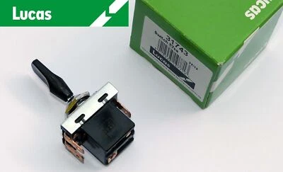 Lucas 31743 On Off On Switch 57SA, 2A9074, Austin Healey Sprite, Triumph Norton - Image 1 of 2