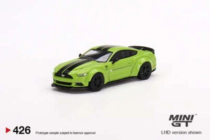 MINI GT LB-WORKS Ford Mustang Grabber Lime - MGT00426 1:64 Diecast Model Car